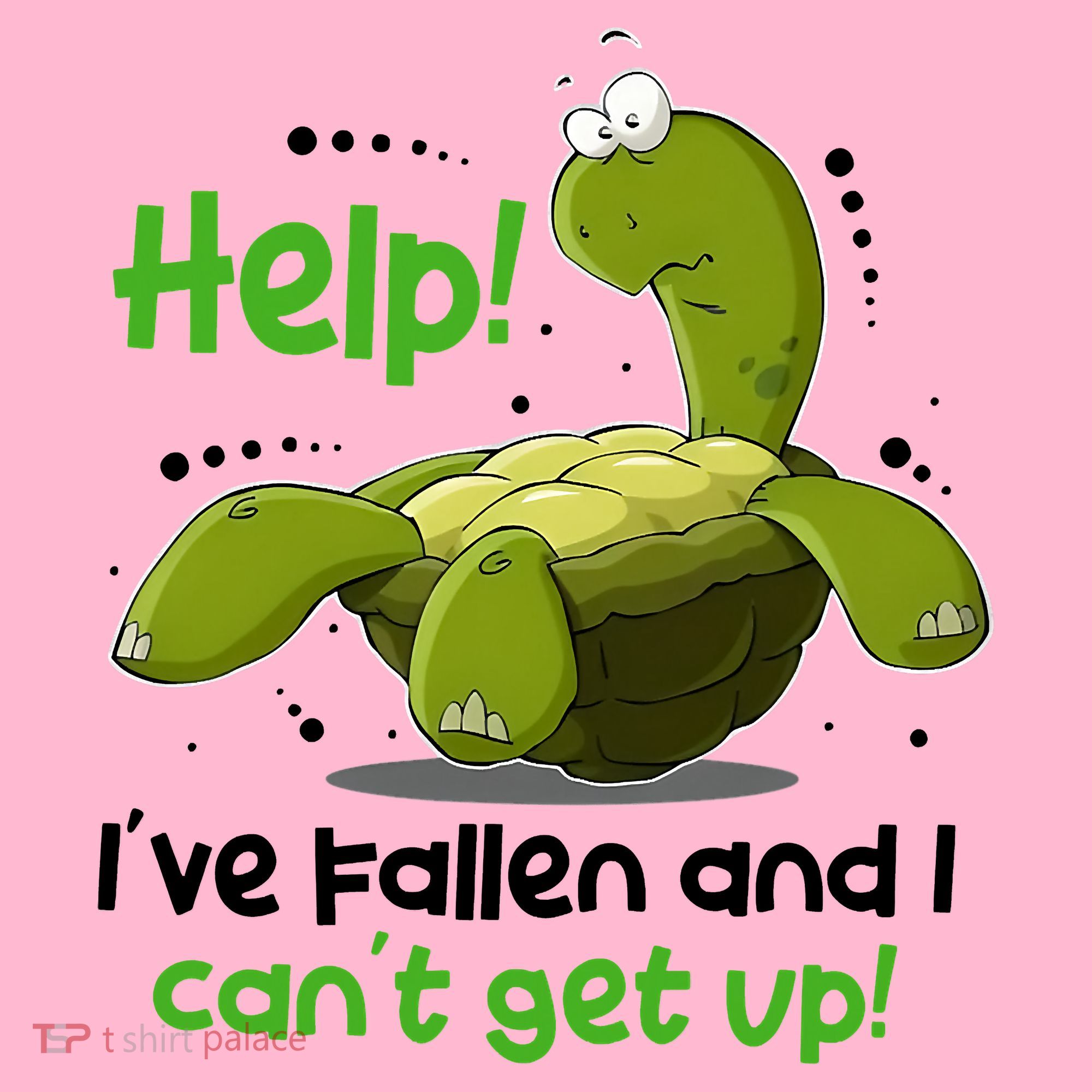 Help I've Fallen And I Can't Get Up Funny Turtle Baby Bodysuit