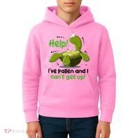 Help I've Fallen And I Can't Get Up Funny Turtle Kids Hoodie thumb 4