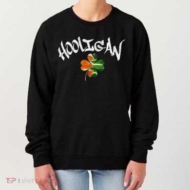 Hooligan Irish Flag St Patricks Day Women's Sweatshirt