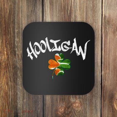 Hooligan Irish Flag St Patricks Day Coaster