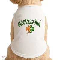 Hooligan Irish Flag St Patricks Day Doggie Tank thumb 0