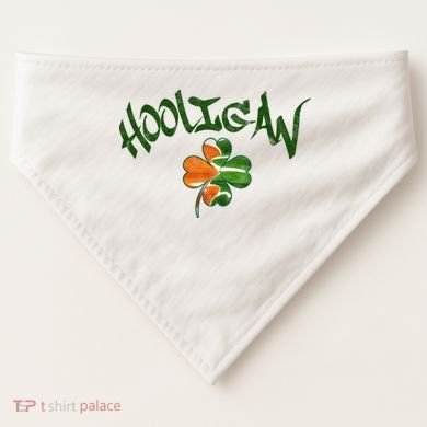 Hooligan Irish Flag St Patricks Day USA-Made Doggie Bandana