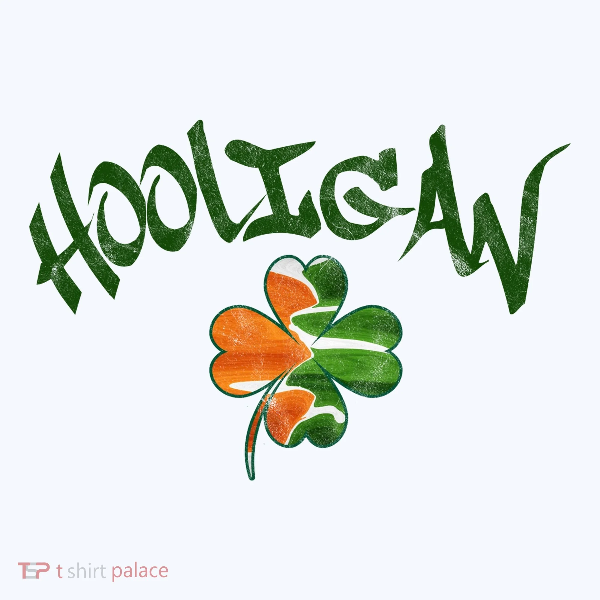 Hooligan Irish Flag St Patricks Day Long Sleeve Shirt