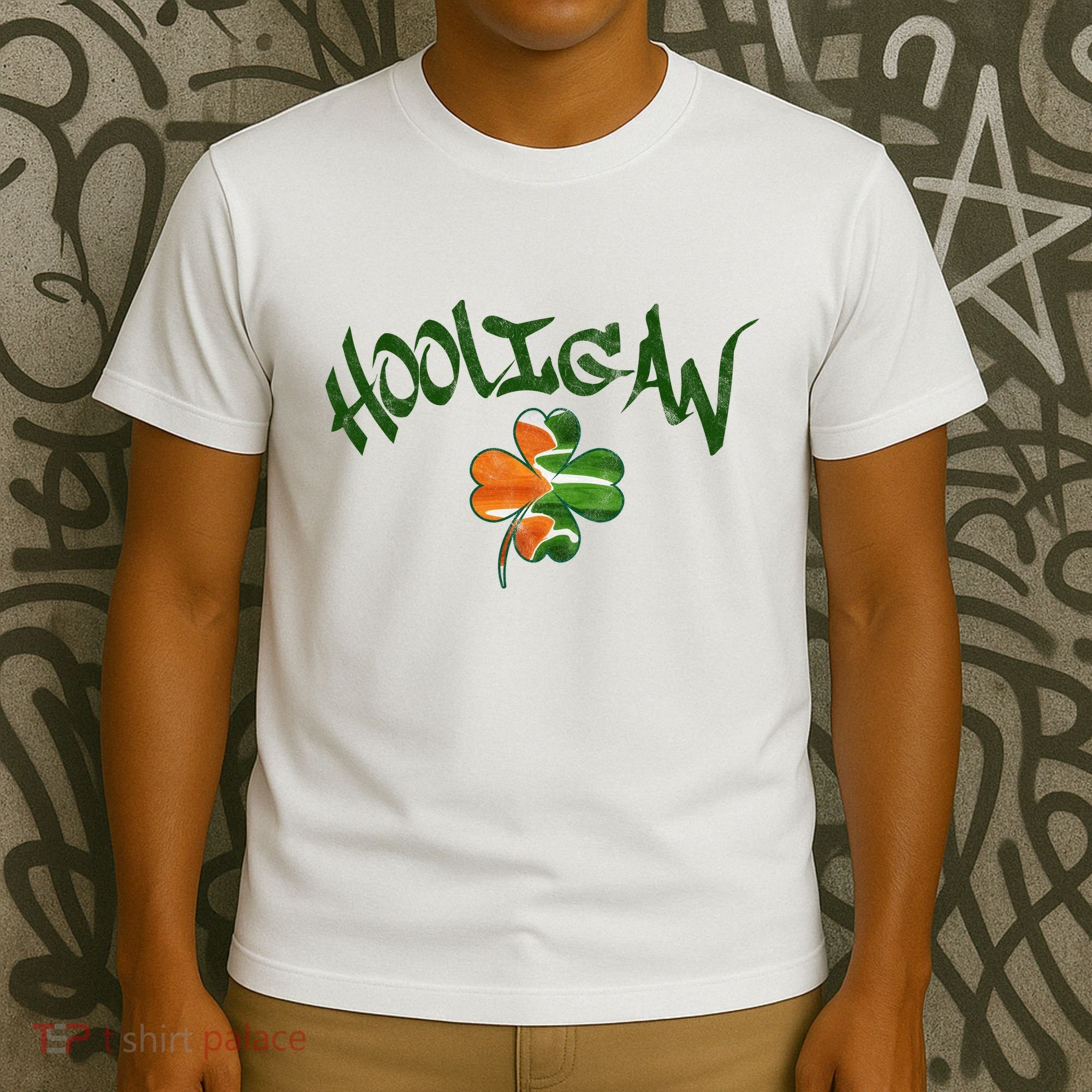 Hooligan Irish Flag St Patricks Day T-Shirt