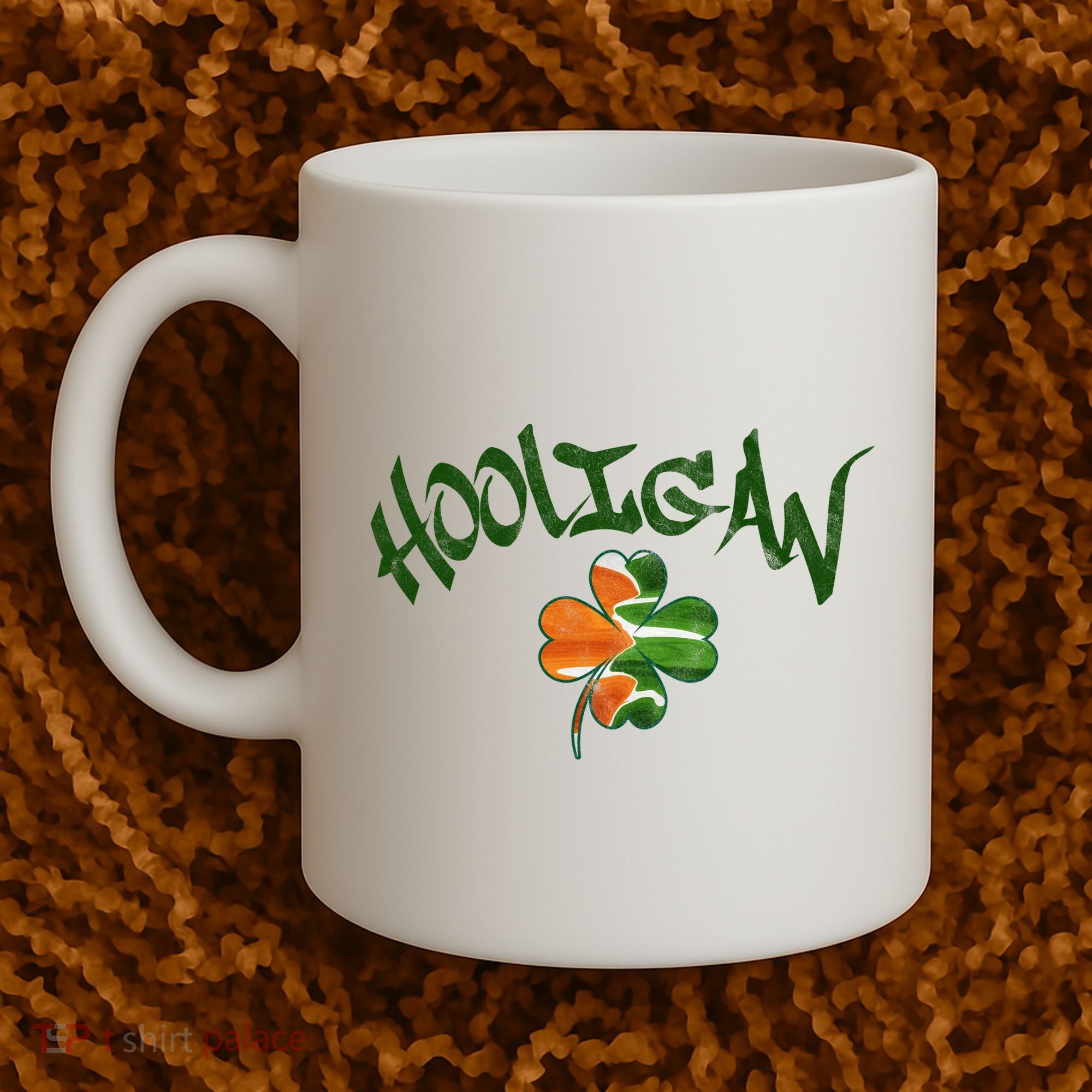 Hooligan Irish Flag St Patricks Day Coffee Mug