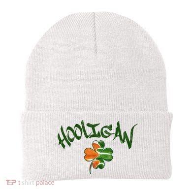 Hooligan Irish Flag St Patricks Day Beanie
