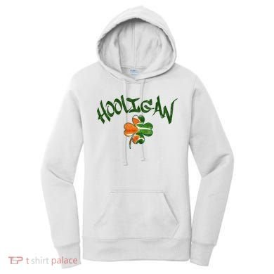 Hooligan Irish Flag St Patricks Day Women's Hoodie
