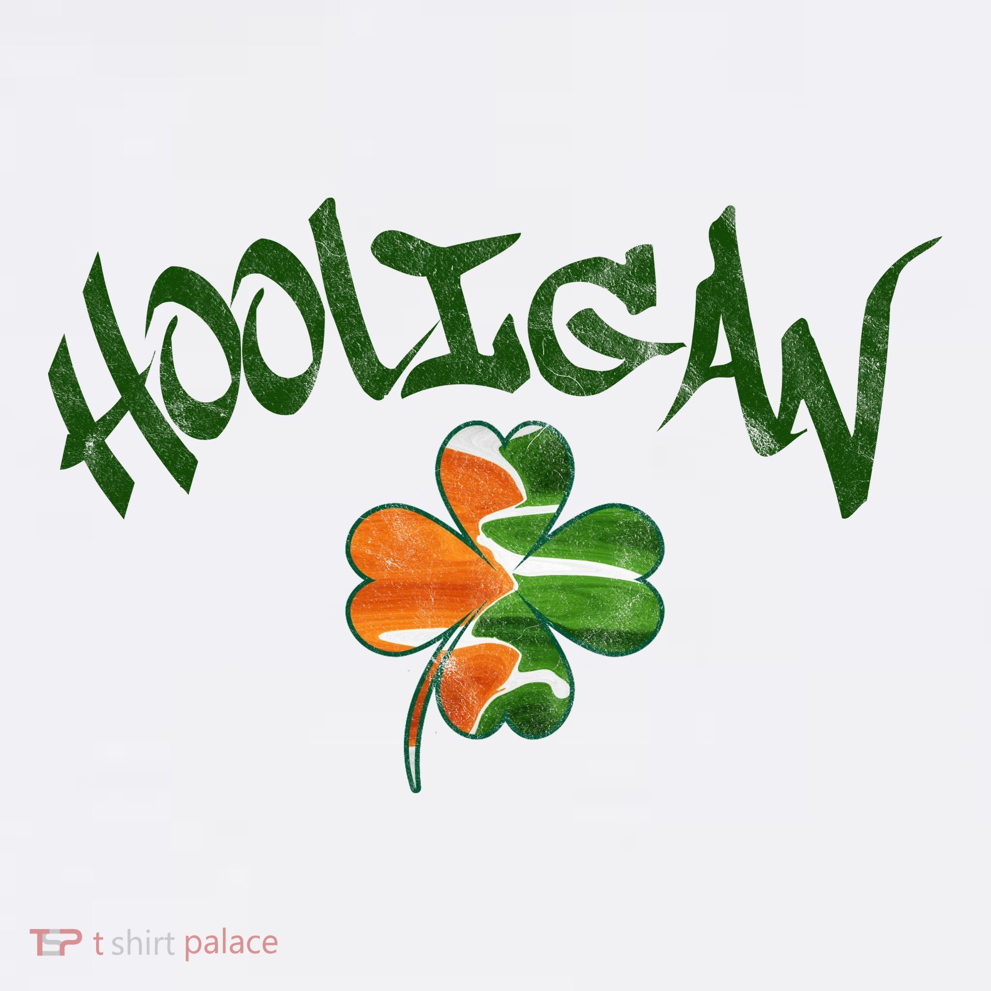 Hooligan Irish Flag St Patricks Day Women's Hoodie