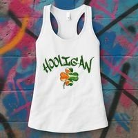 Hooligan Irish Flag St Patricks Day Women's Tank Top thumb 3