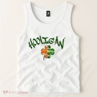 Hooligan Irish Flag St Patricks Day Tank Top thumb 2