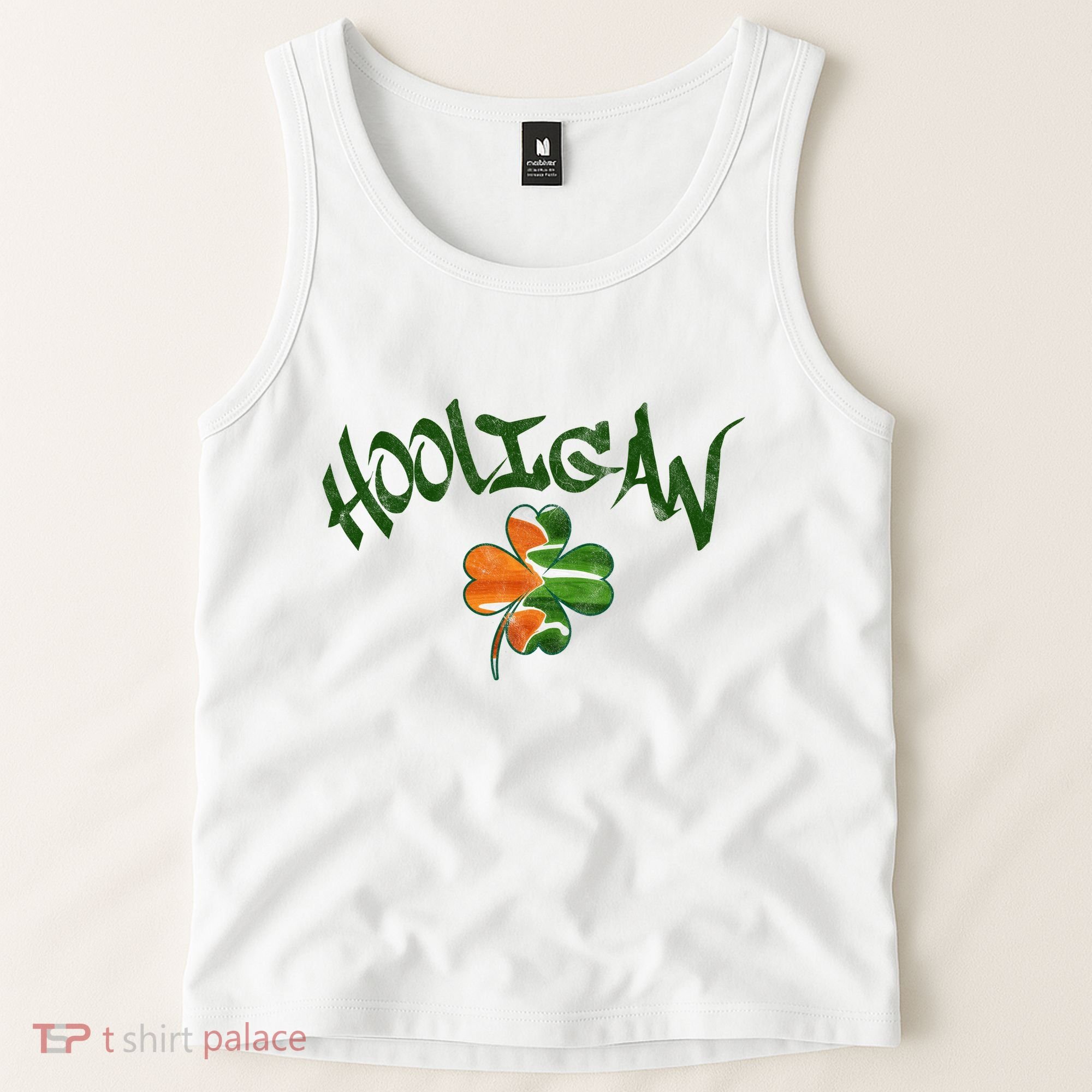 Hooligan Irish Flag St Patricks Day Tank Top