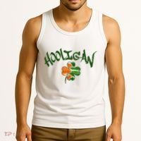 Hooligan Irish Flag St Patricks Day Tank Top thumb 3