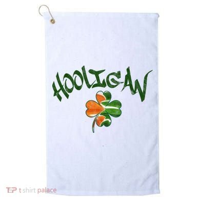 Hooligan Irish Flag St Patricks Day Golf Towel