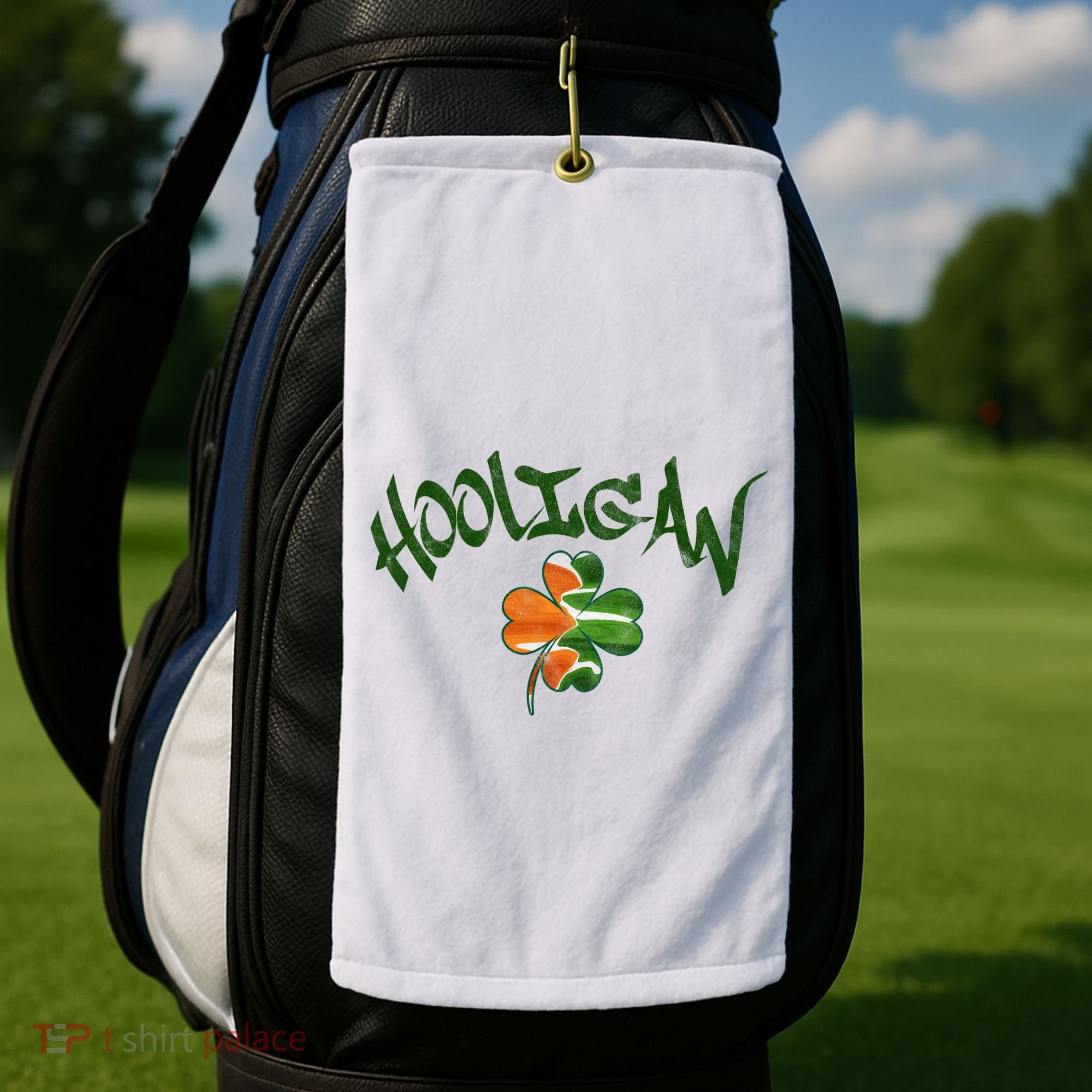Hooligan Irish Flag St Patricks Day Golf Towel