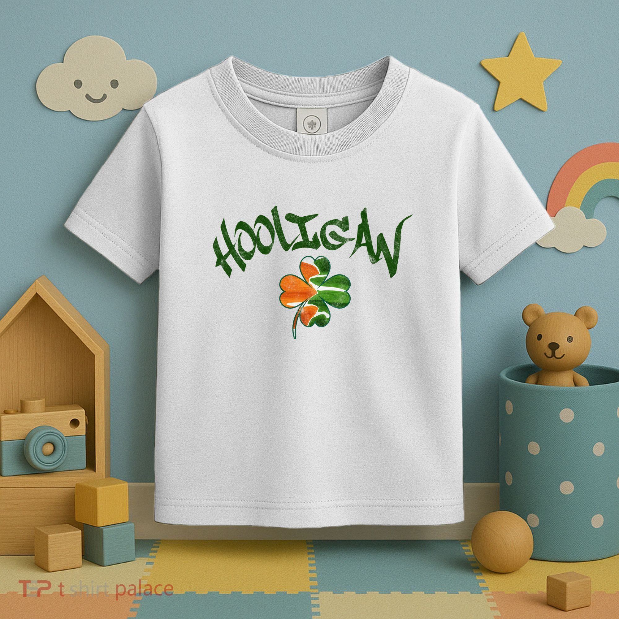 Hooligan Irish Flag St Patricks Day Toddler T-Shirt
