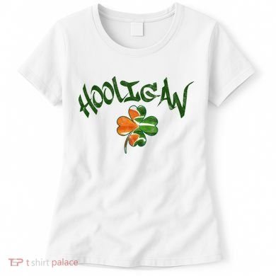 Hooligan Irish Flag St Patricks Day Women's T-Shirt