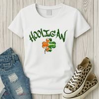 Hooligan Irish Flag St Patricks Day Women's T-Shirt thumb 3