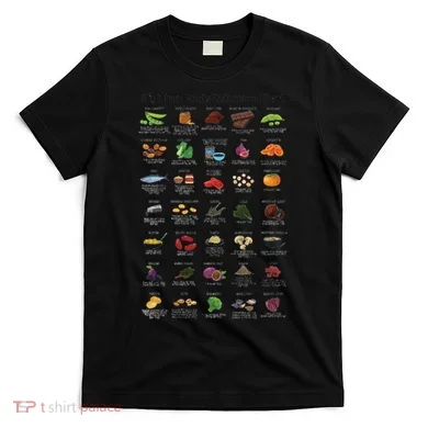 High Irons Food Reference Chart T-Shirt