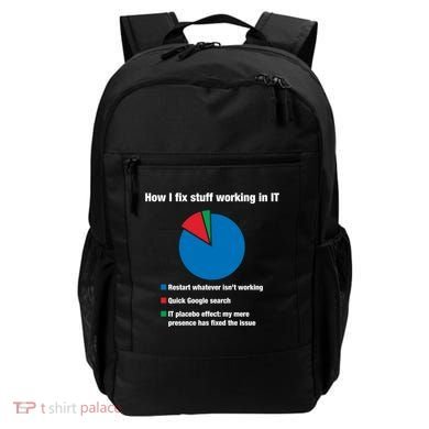 How I Fix Stuff Working In It Tech Support Geek Nerd Gift Cute Gift Backpack