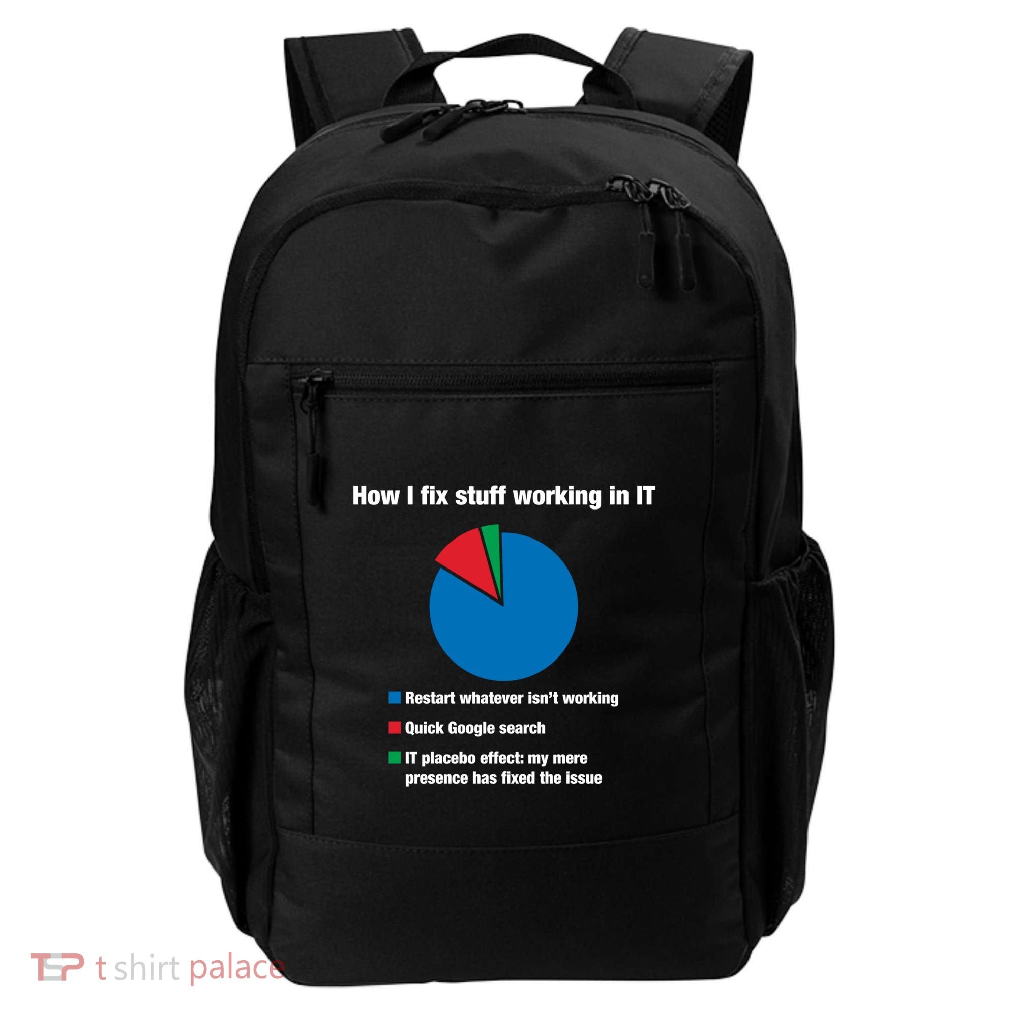 How I Fix Stuff Working In It Tech Support Geek Nerd Gift Cute Gift Backpack