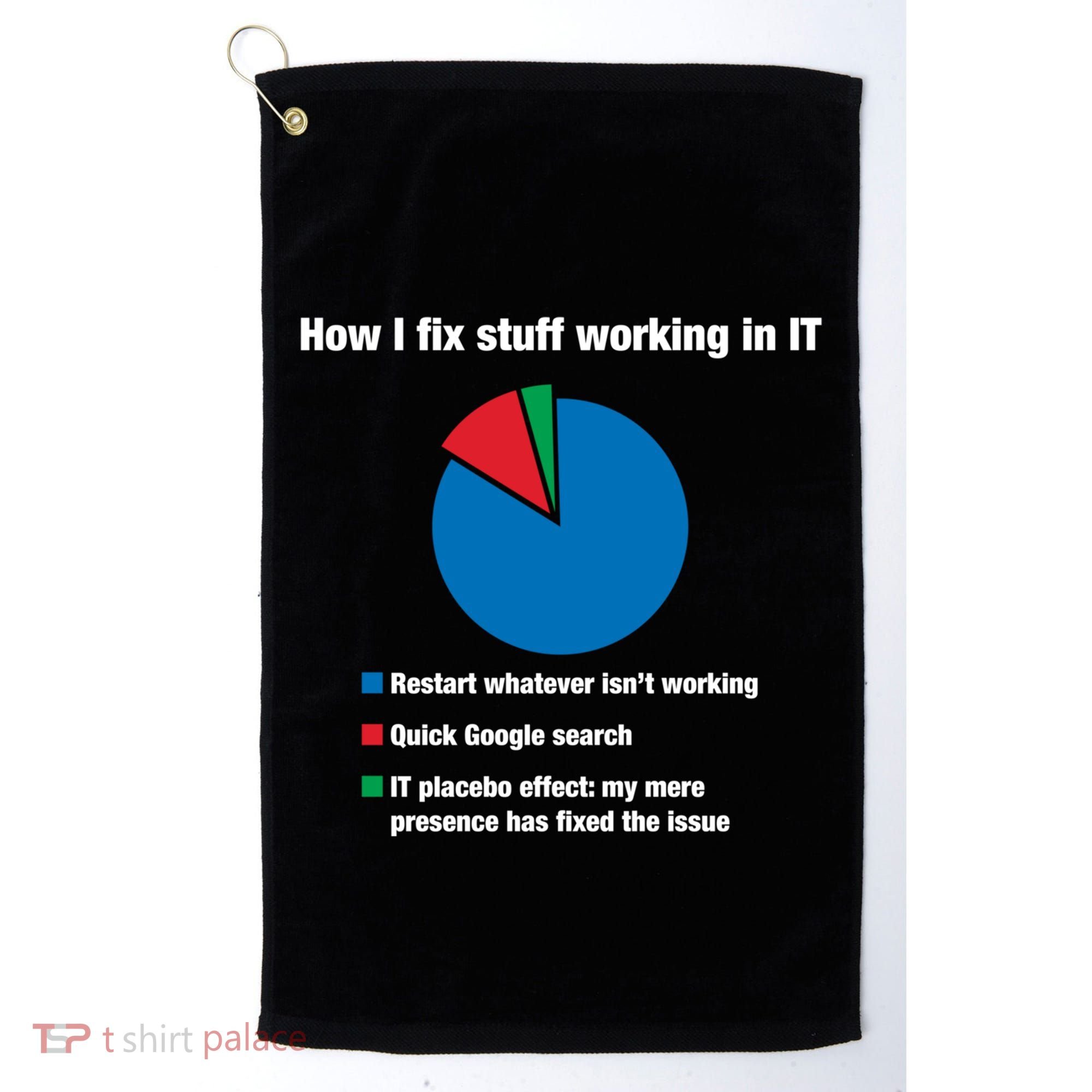 How I Fix Stuff Working In It Tech Support Geek Nerd Gift Cute Gift Golf Towel