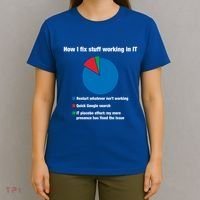 How I Fix Stuff Working In It Tech Support Geek Nerd Gift Cute Gift T-Shirt thumb 4