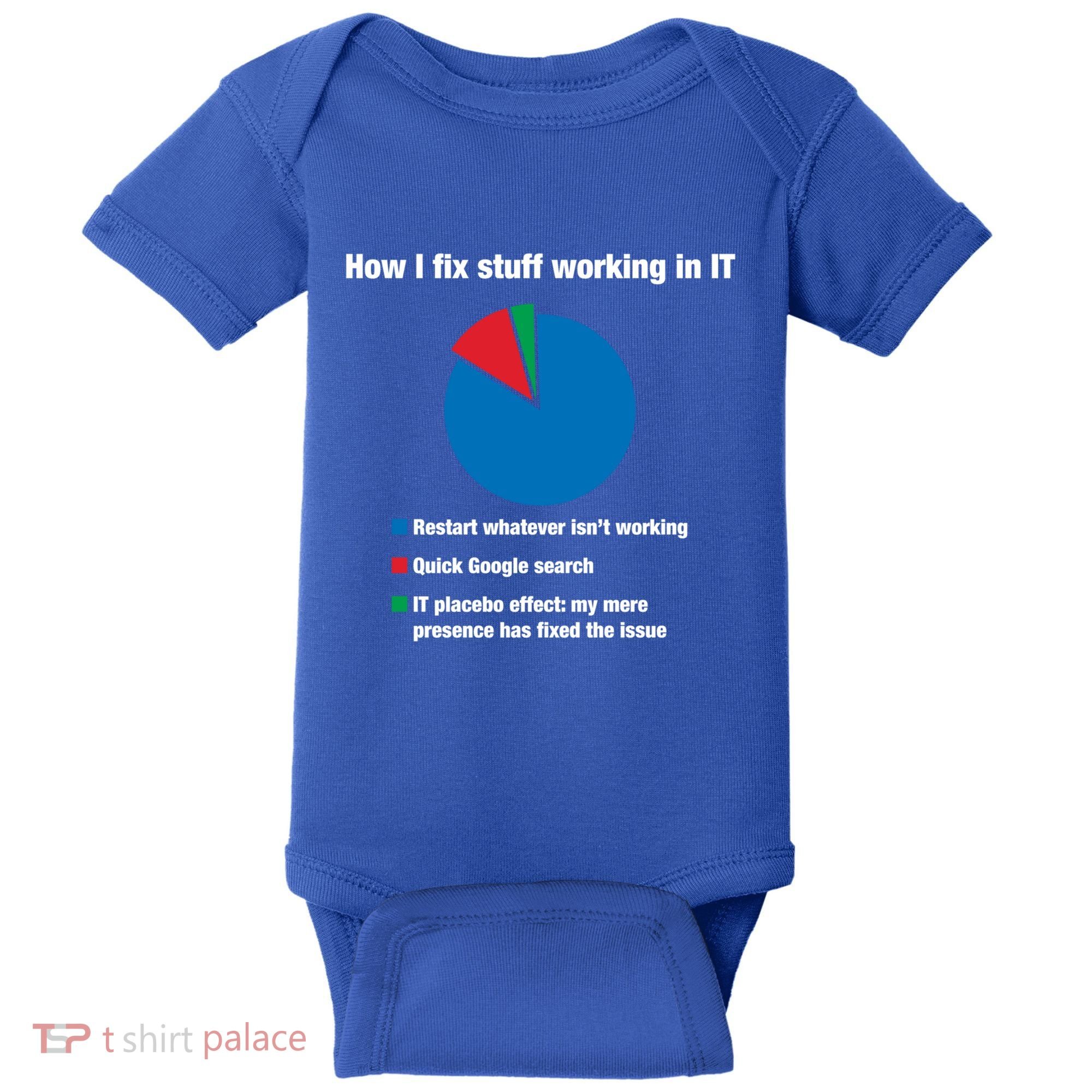 How I Fix Stuff Working In It Tech Support Geek Nerd Gift Cute Gift Baby Bodysuit