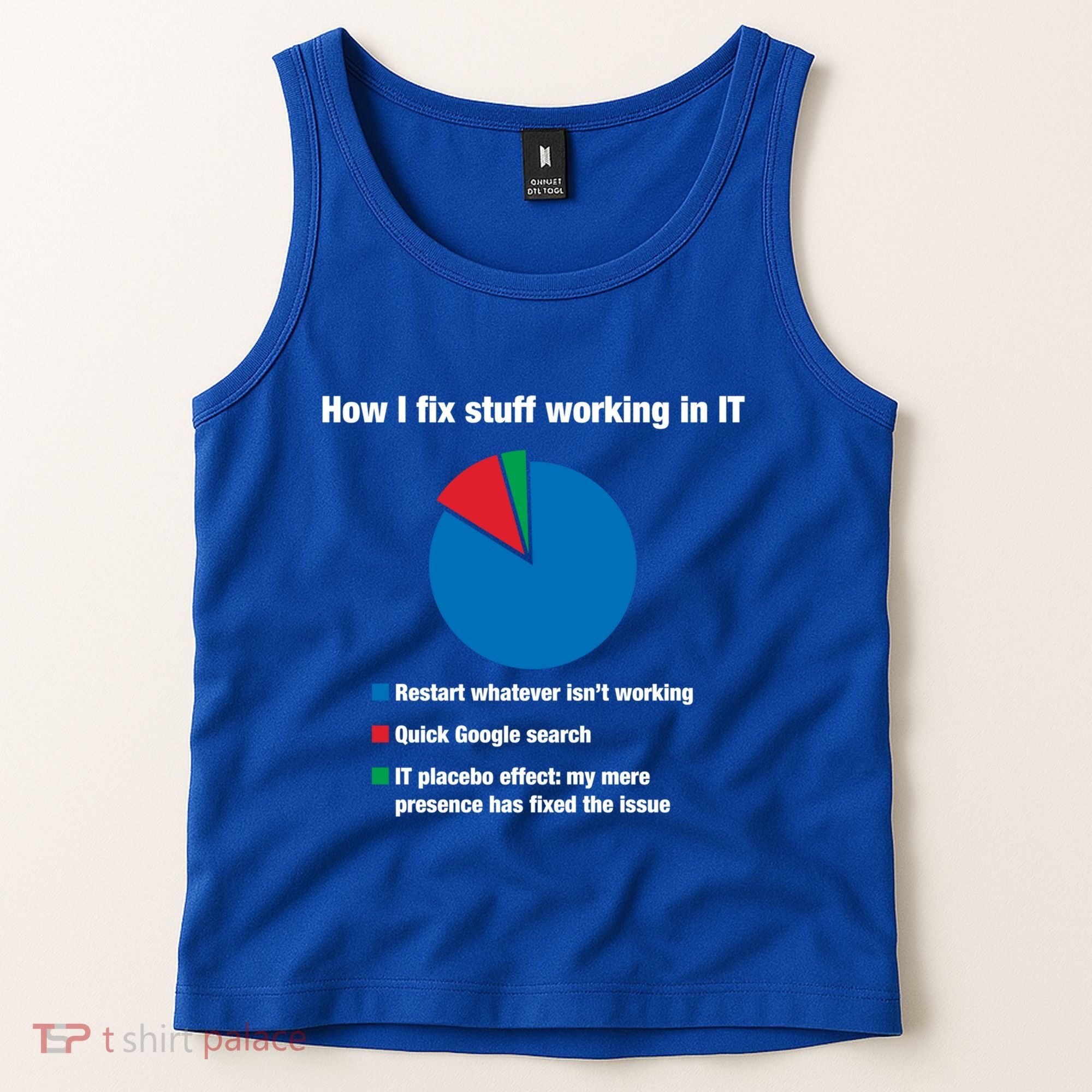 How I Fix Stuff Working In It Tech Support Geek Nerd Gift Cute Gift Tank Top