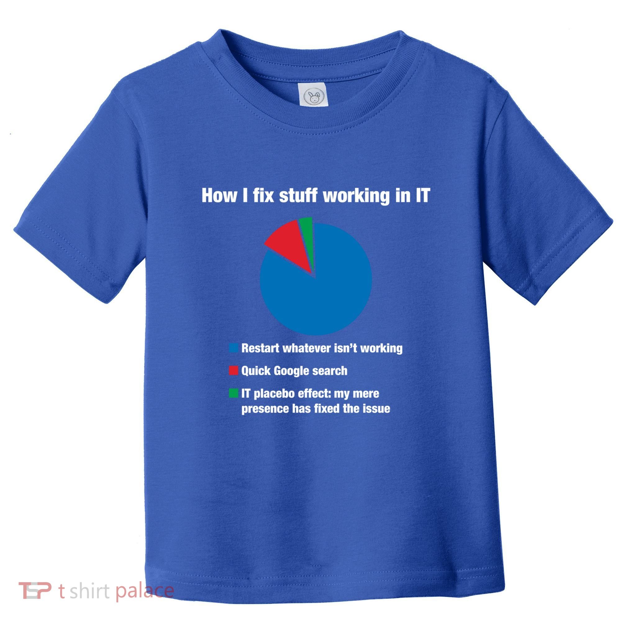 How I Fix Stuff Working In It Tech Support Geek Nerd Gift Cute Gift Toddler T-Shirt