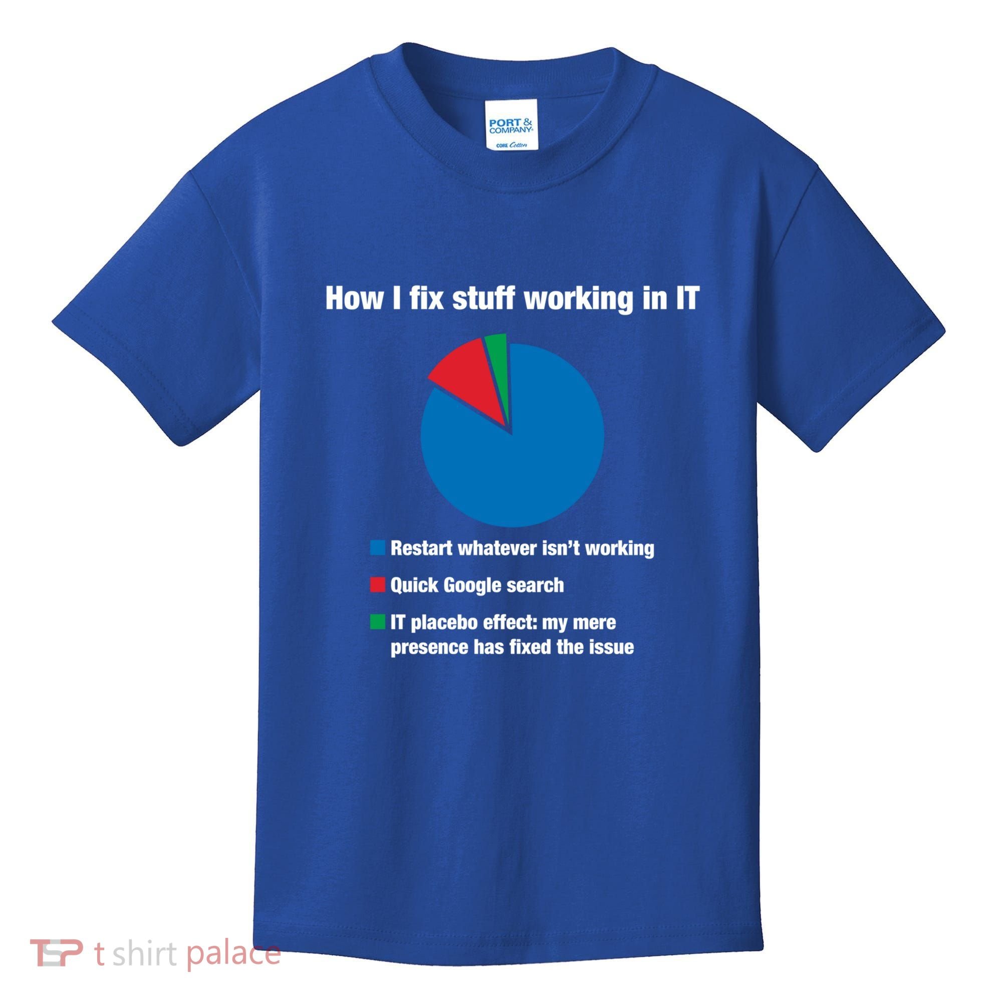 How I Fix Stuff Working In It Tech Support Geek Nerd Gift Cute Gift Kids T-Shirt