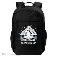 Heard Island Flippers Up Penguin Funny Snow Backpack thumb 0