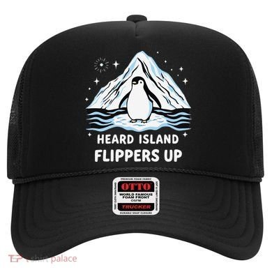 Heard Island Flippers Up Penguin Funny Snow Hat