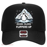 Heard Island Flippers Up Penguin Funny Snow Hat thumb 0