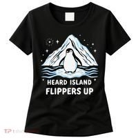 Heard Island Flippers Up Penguin Funny Snow Women's T-Shirt thumb 0