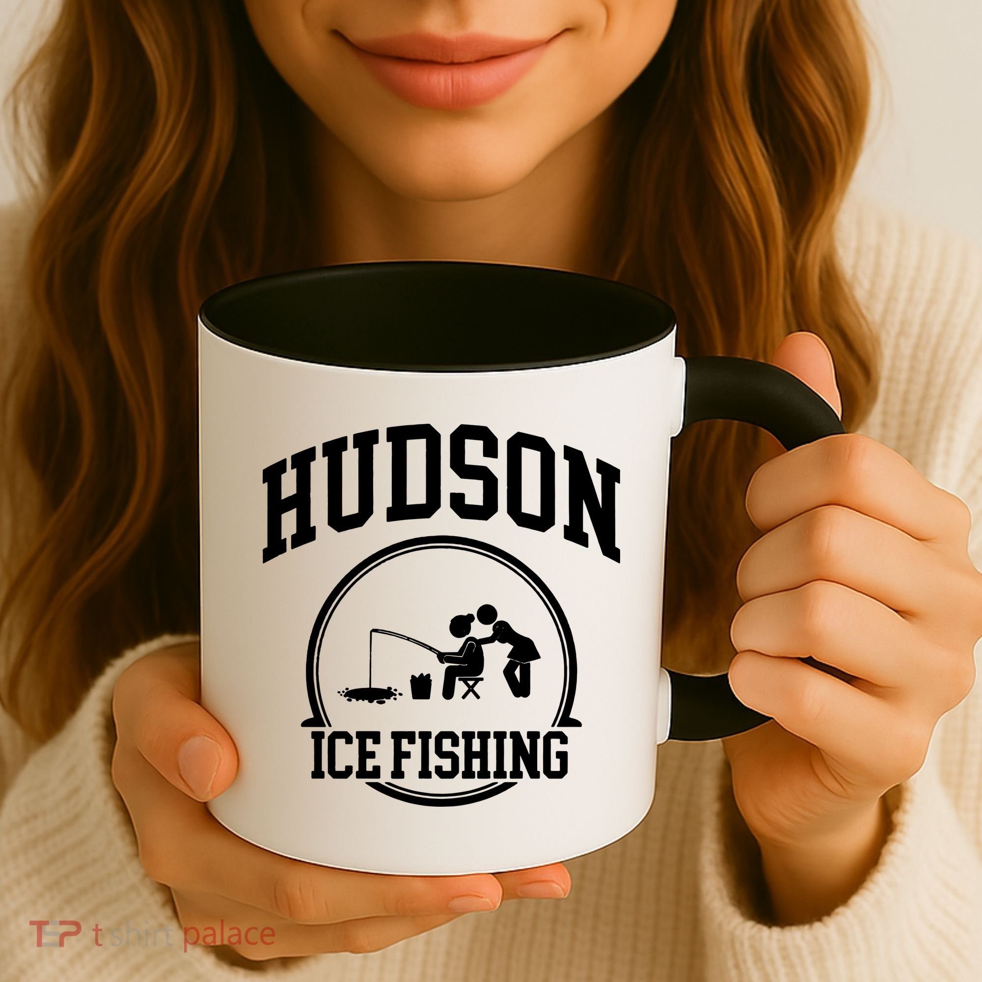 Hudson Ice Fishing Coffee Mug