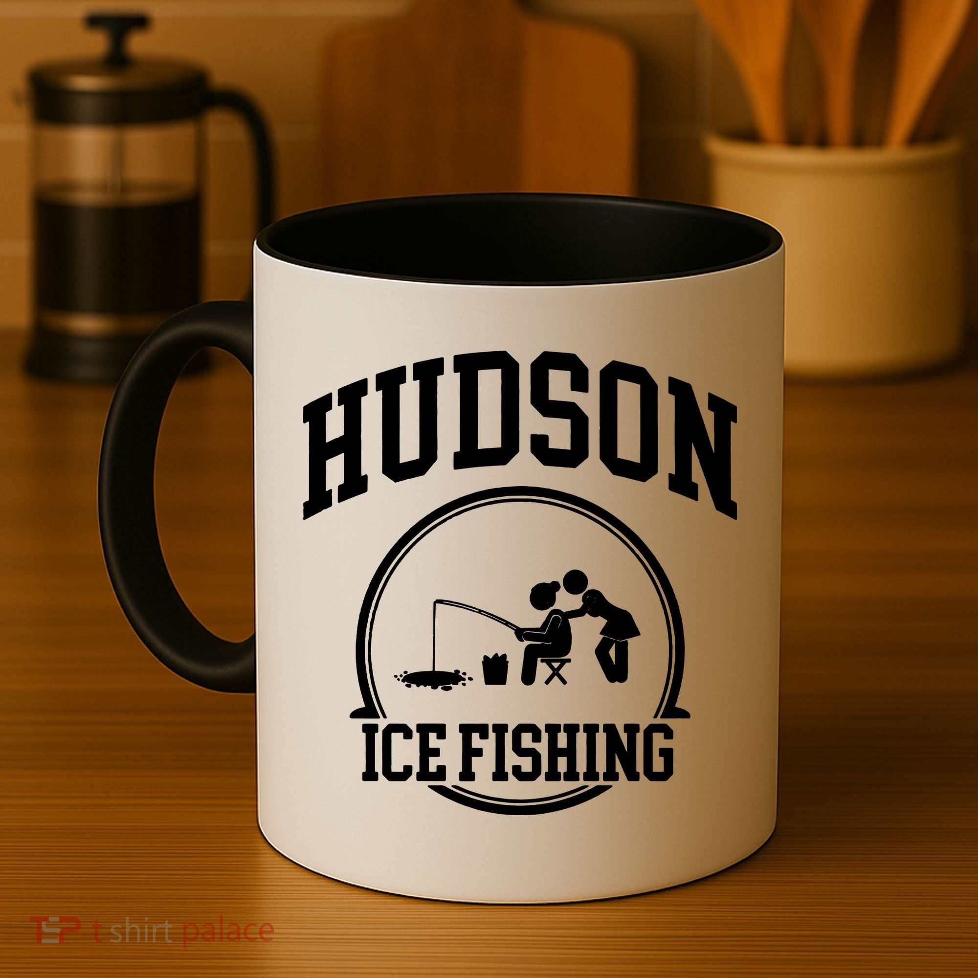 Hudson Ice Fishing Coffee Mug