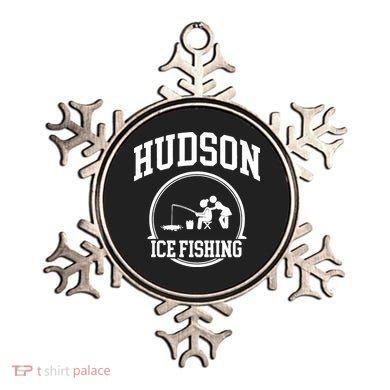 Hudson Ice Fishing Ornament