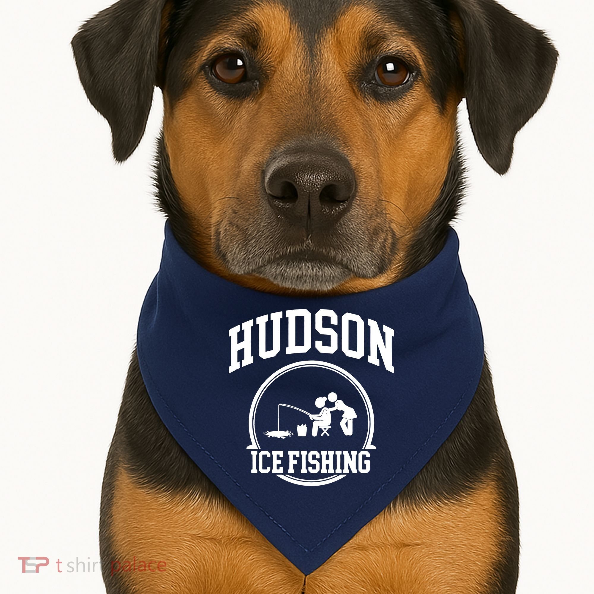 Hudson Ice Fishing USA-Made Doggie Bandana
