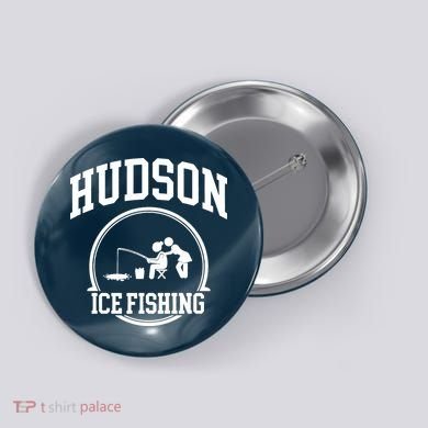 Hudson Ice Fishing Button