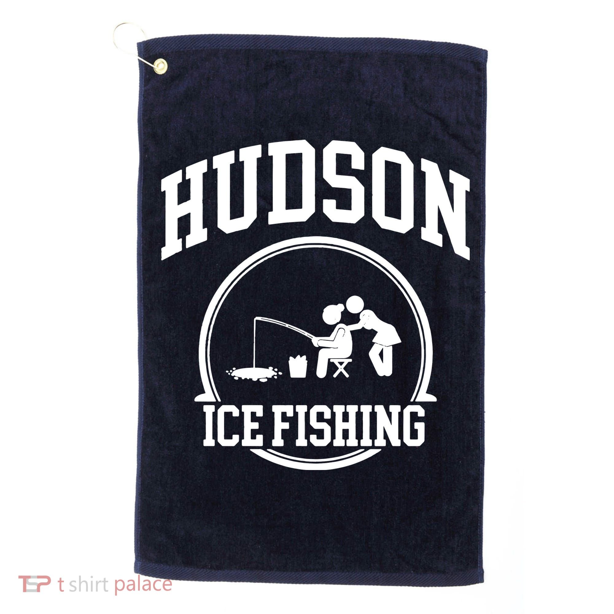 Hudson Ice Fishing Golf Towel