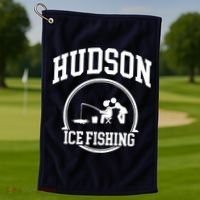 Hudson Ice Fishing Golf Towel thumb 1