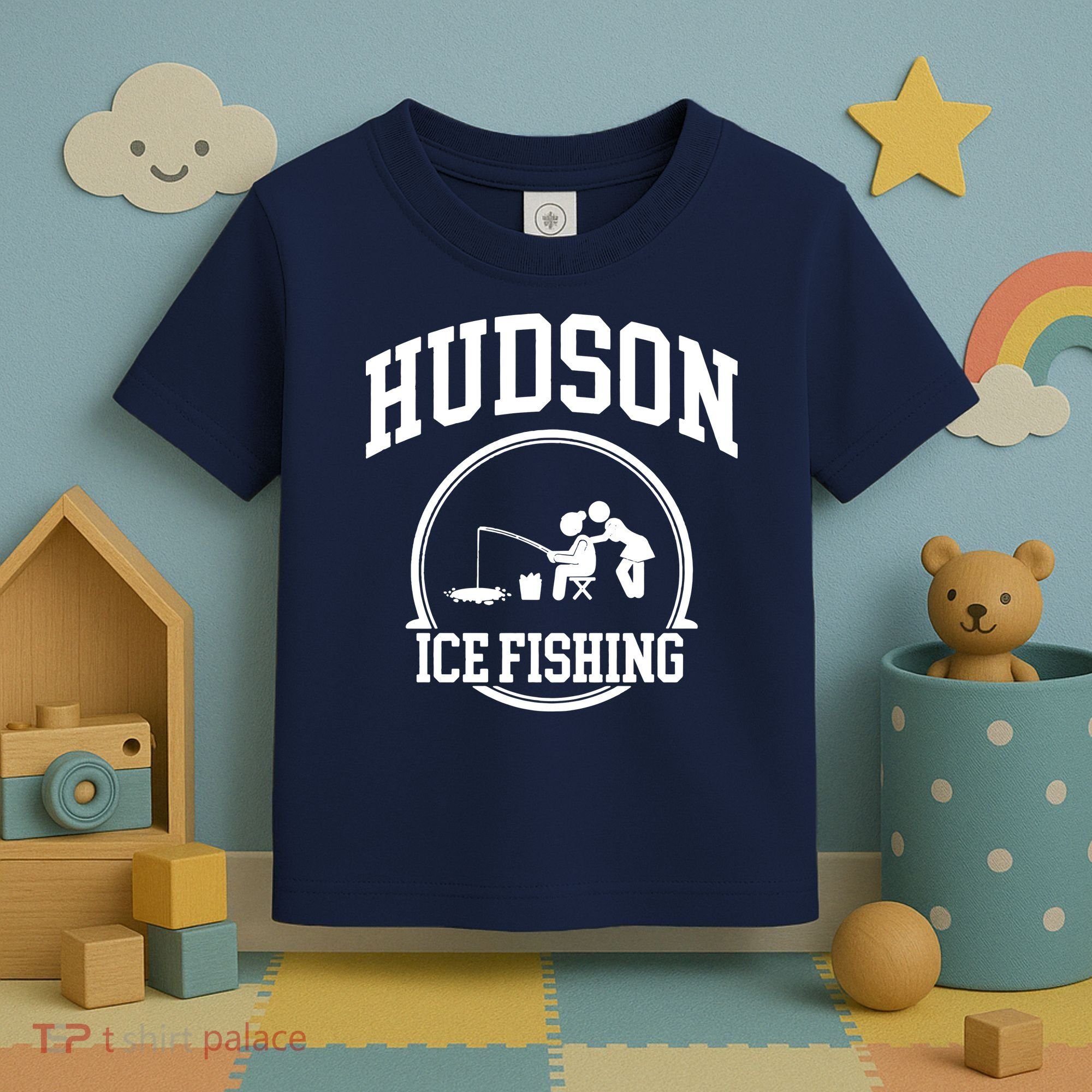 Hudson Ice Fishing Toddler T-Shirt