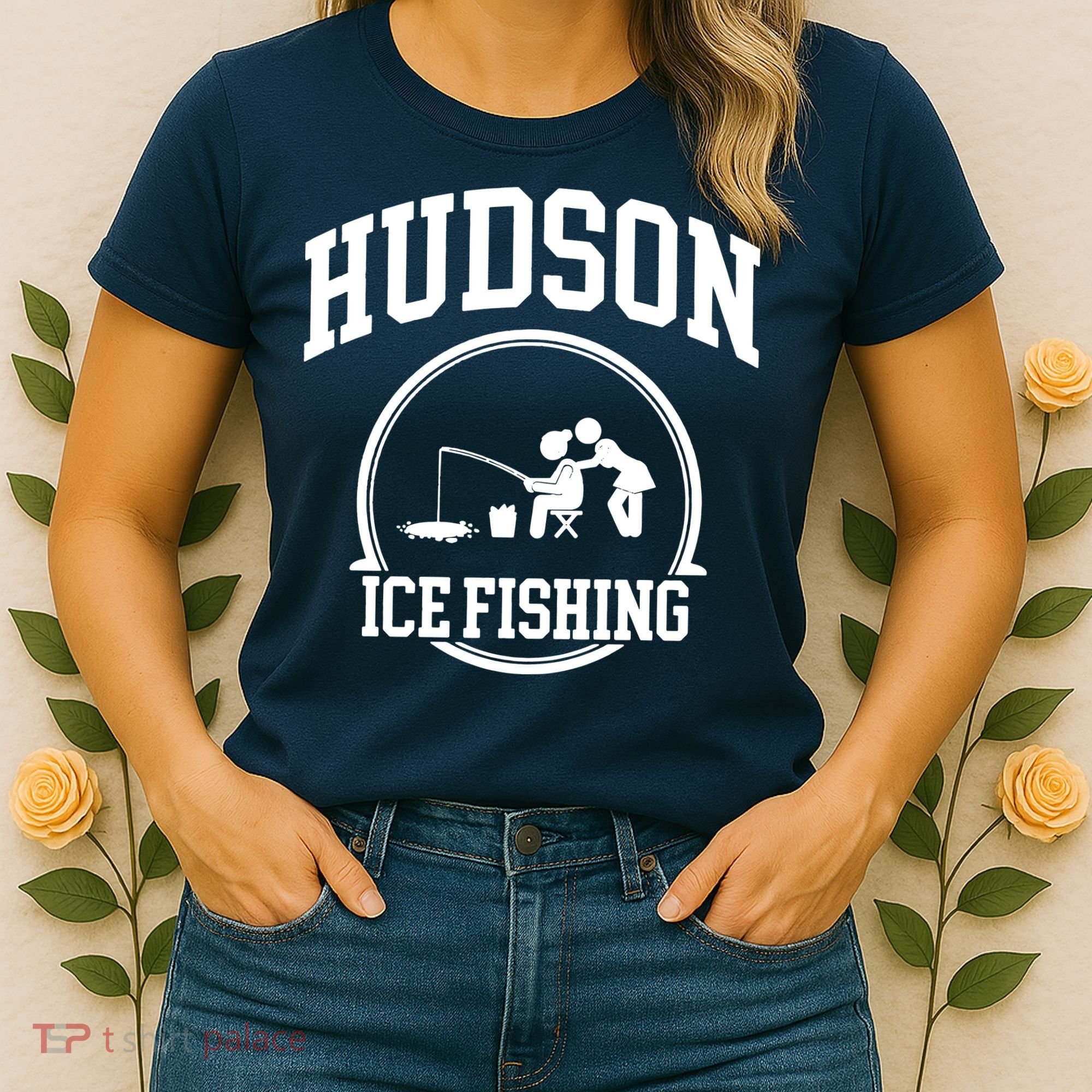 Hudson Ice Fishing Women's T-Shirt
