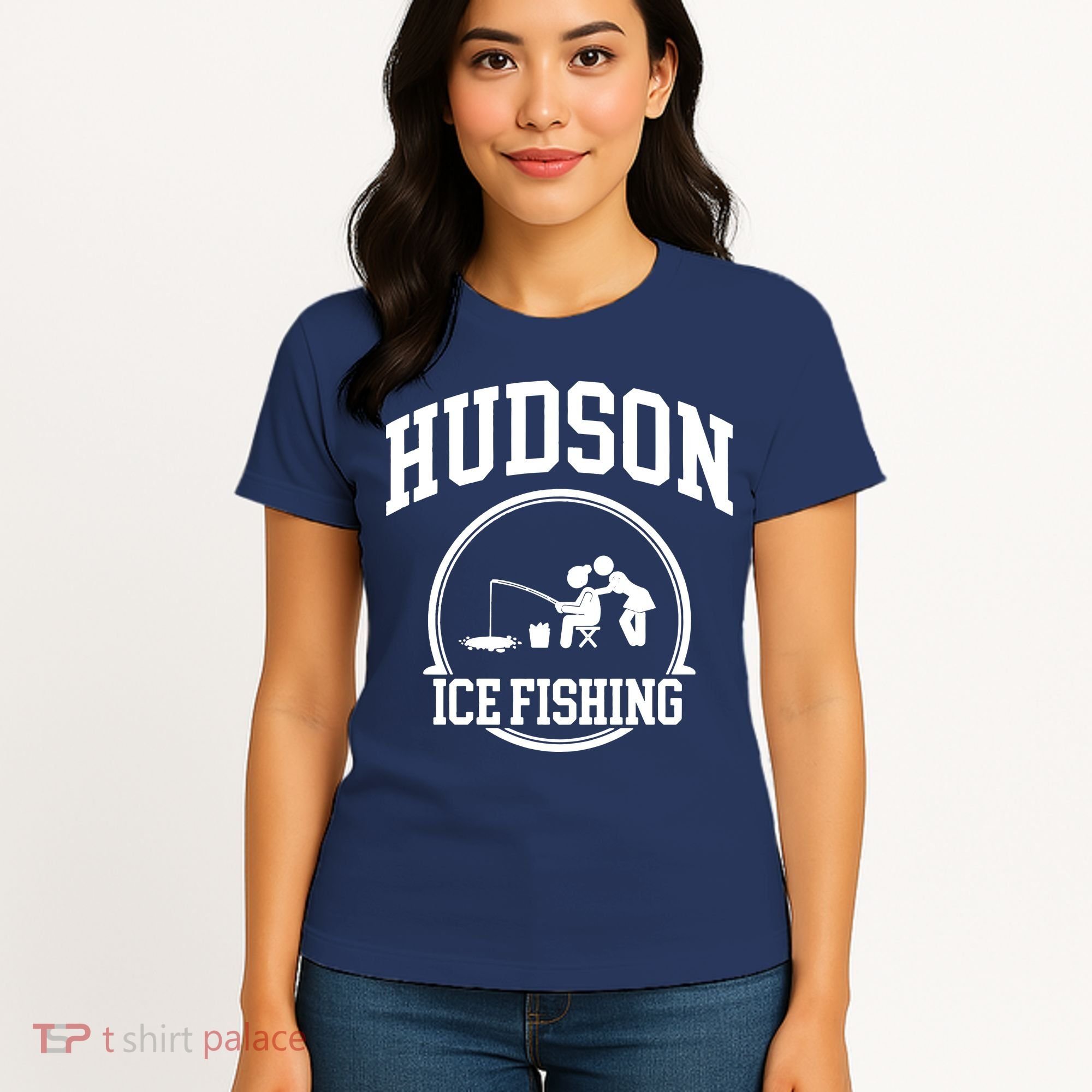 Hudson Ice Fishing Women's T-Shirt
