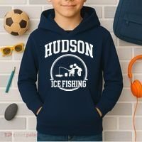 Hudson Ice Fishing Kids Hoodie thumb 2