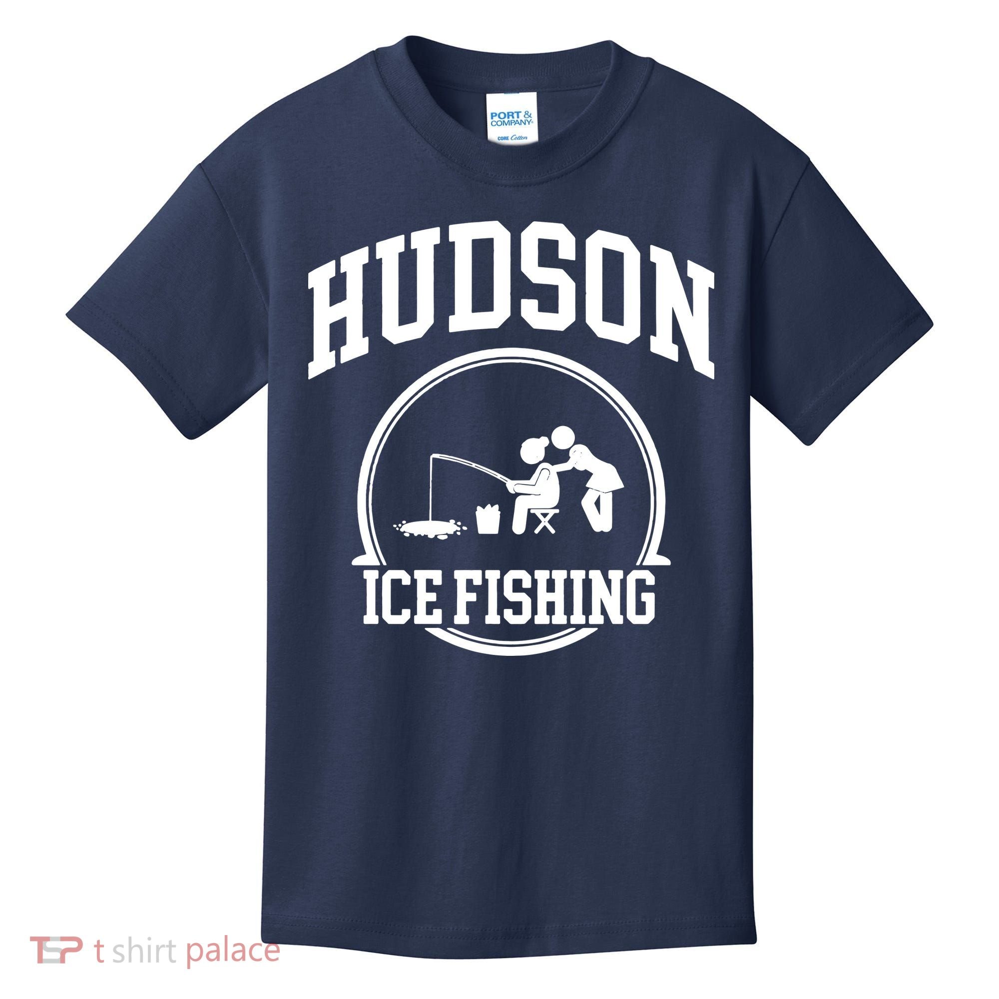 Hudson Ice Fishing Kids T-Shirt