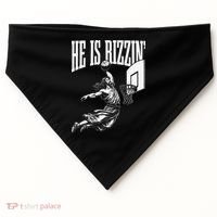 He Is Funny Rizzin Basketball Gift USA-Made Doggie Bandana thumb 0