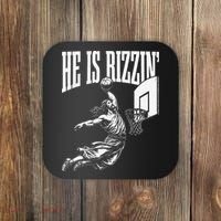 He Is Funny Rizzin Basketball Gift Coaster thumb 0