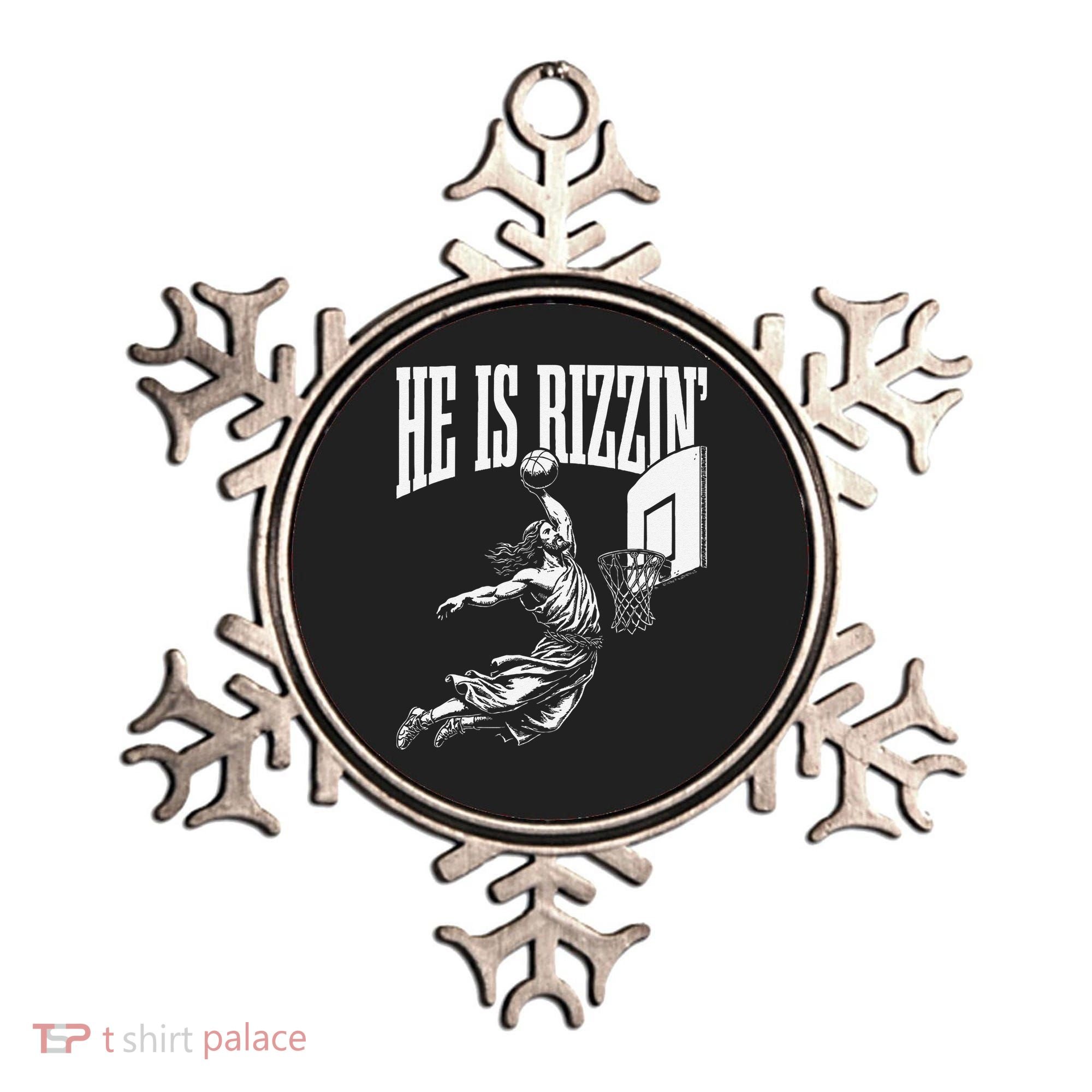 He Is Funny Rizzin Basketball Gift Ornament