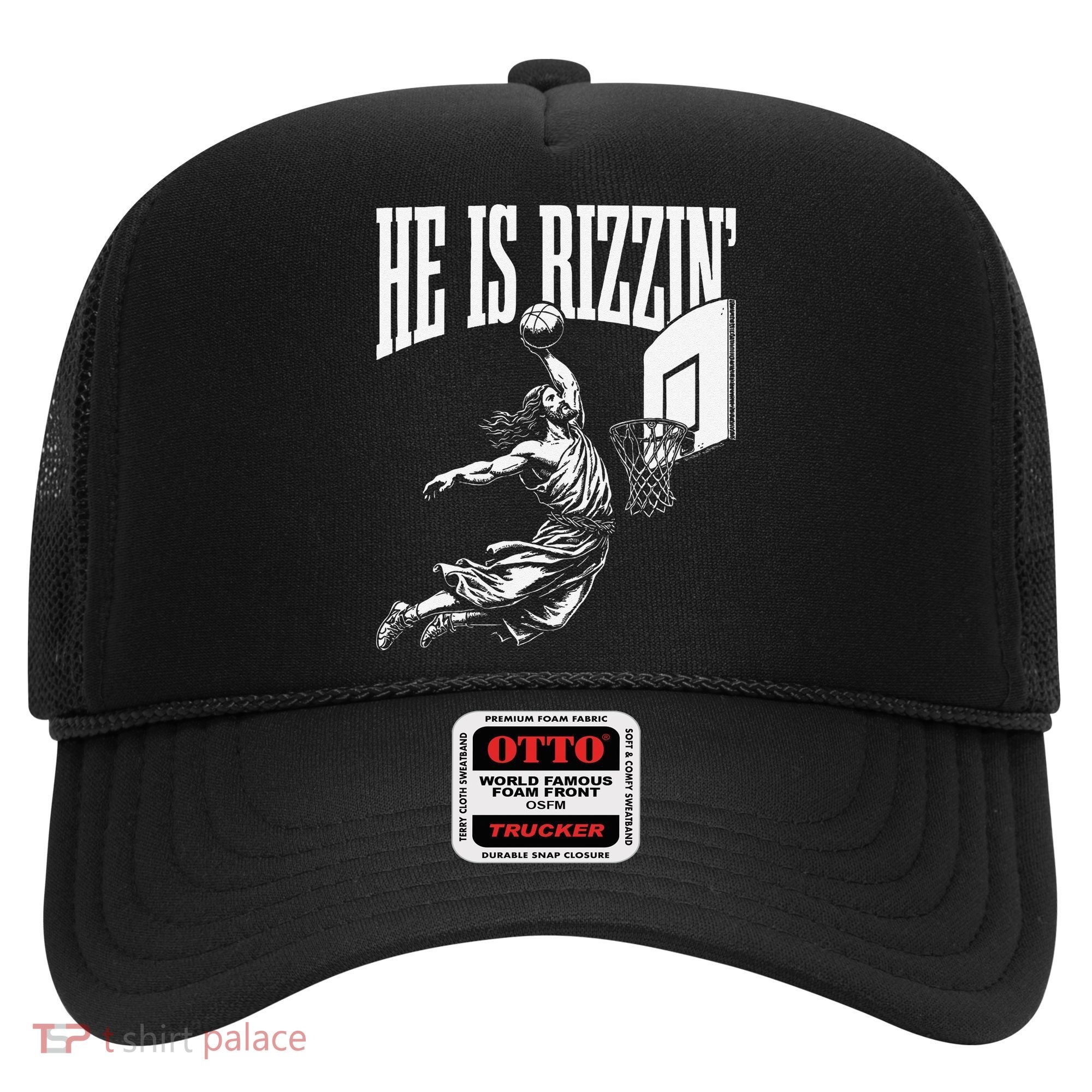 He Is Funny Rizzin Basketball Gift Hat